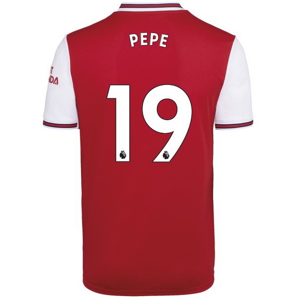 Maillot Football Arsenal NO.19 Pepe Domicile 2019-20 Rouge